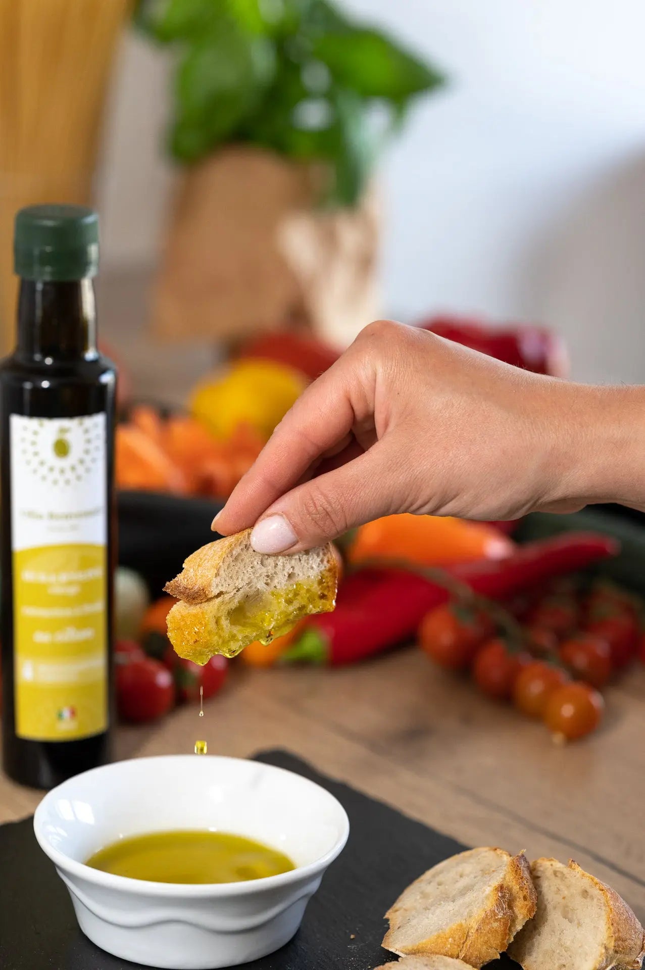 Huile d'olive aromatisée au citron Ma boutique