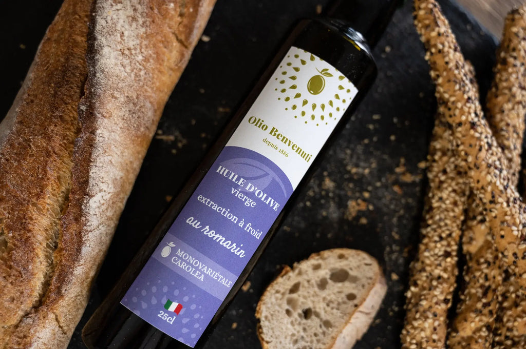 Huile d'olive aromatisée au romarin Ma boutique