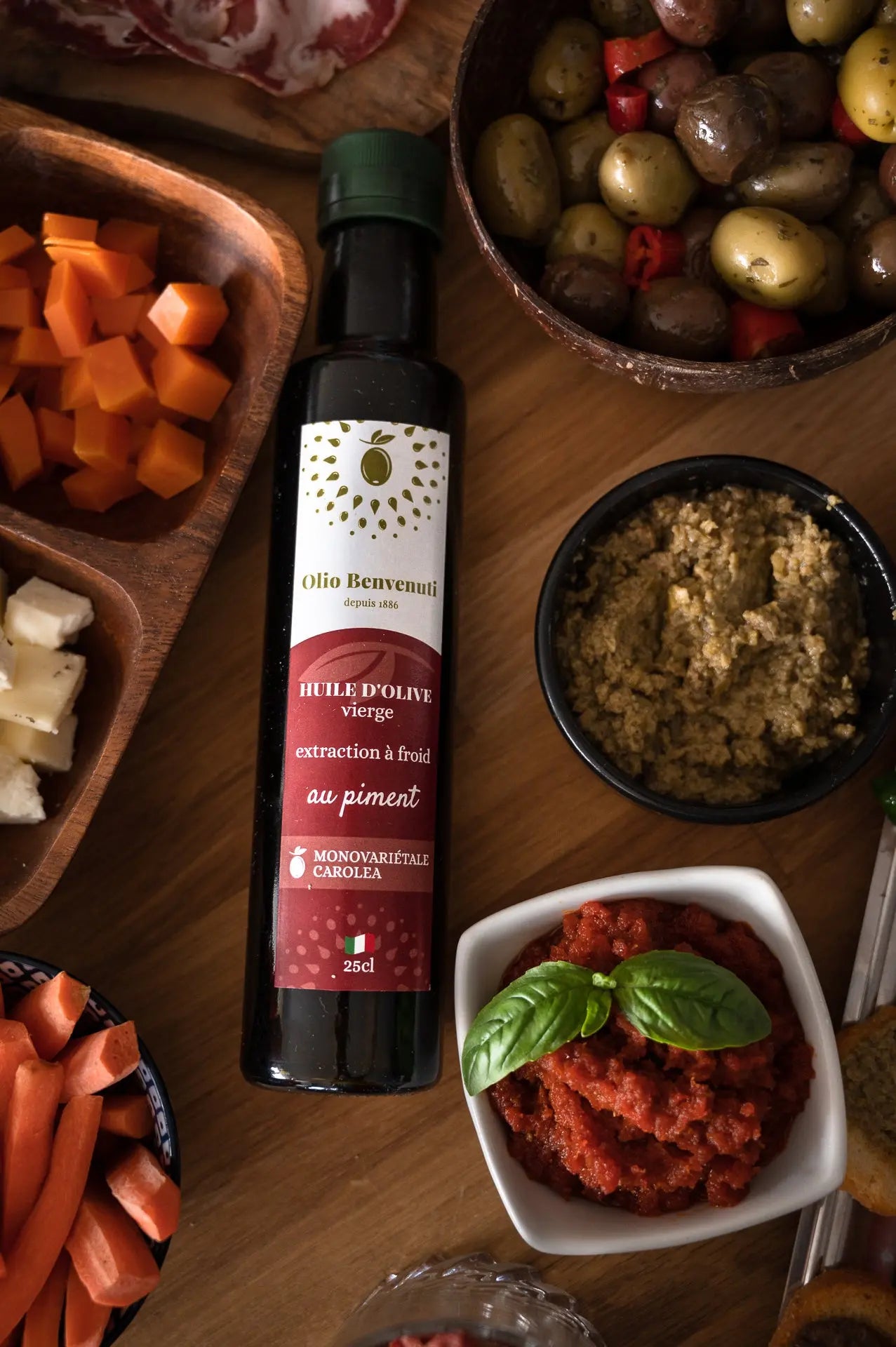 Huile d'olive aromatisée au piment calabrais Ma boutique