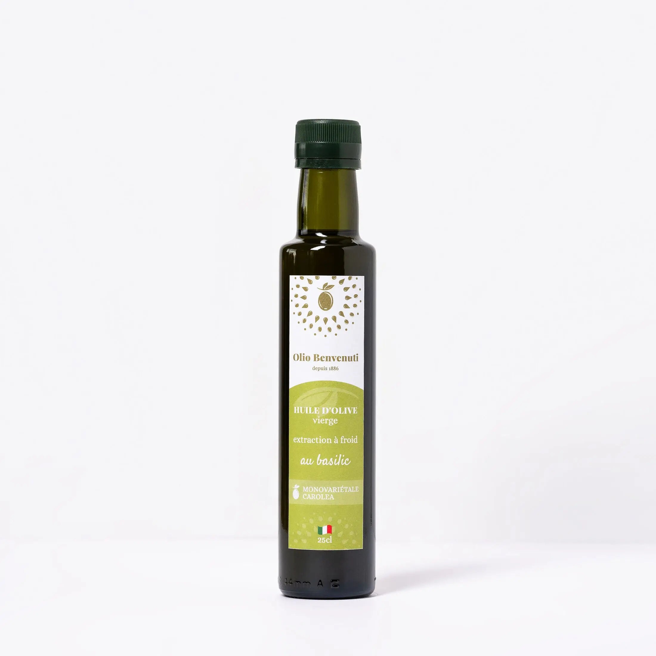 Huile d'olive aromatisée au basilic Ma boutique