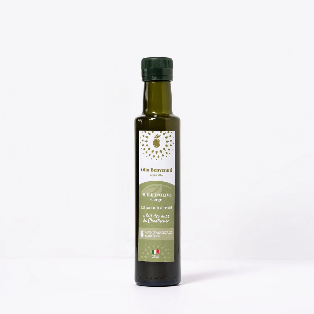 Huile d'olive aromatisée à l'ail des ours Ma boutique